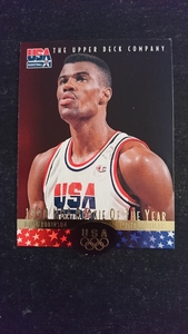 1996年当時物!OLYMPIC BASKETBALL USA代表DREAM TEAM「DAVID・ROBINSON」トレーディングカード1枚/デビッド・ロビンソンNBA SPURSスパーズ