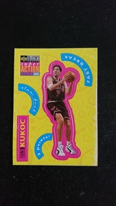 1996年当時物!UPPER DECK製NBA CHICAGO BULLS「TONI・KUKOC」STICKER CARD1枚/トニー・クーコッチ ステッカーカード シカゴブルズ
