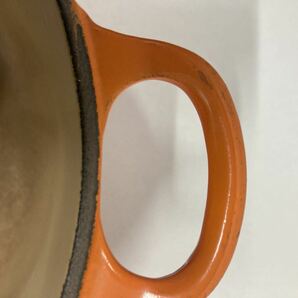 ル・クルーゼ LE CREUSET 両手鍋 20cm 中古品の画像9