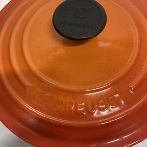 ル・クルーゼ LE CREUSET 両手鍋 20cm 中古品の画像3