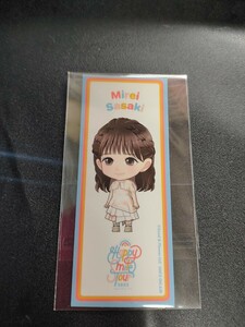 佐々木美玲　日向坂46 happy smile tour ランダム限定シール　非売品