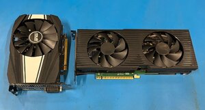 ジャンク　2台まとめ NVIDIA GEFORCE GTX1650/不明 グラフィックボード hdmi/dp/dvi 動作未確認