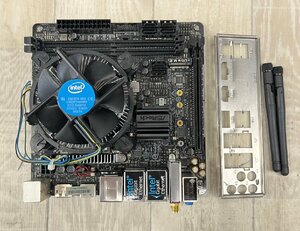 送料無料　asrcok Z370m-itx/ac intel Core i7-8700 3.2Ghz セット WIFI内蔵　bios確認済み