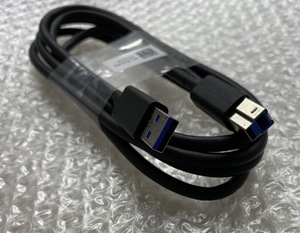 送料無料　未使用品　USB3.0 A to B スリムケーブル ブラック 10本セット 約1.8Ｍ