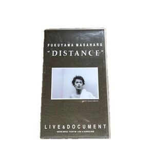 福山雅治 DISTANCE ライブツアー VHS