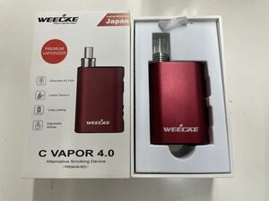WEECKE　ウィーキー　加熱式タバコ　ヴェポライザー　C　Vapor4.0　3000mAh 電子タバコ　ペン　本体　vaporizer 限定カラー　赤　RED