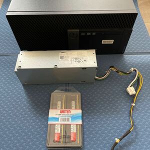 DELL OptiPlex7040 ジャンク　パーツ取り向け　+新古品電源、メモリWT-LD3200-D-64GB付き