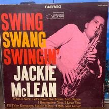 US盤 ジャッキー・マクリーンのBNワンホーン名盤！ Jackie McLean／Swing Swang Swingin’／United Artists盤／BST 84024_画像1