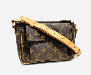 LOUIS VUITTON/ルイヴィトン/ショルダーバッグ/モノグラム/ヴィバシテPM/M51165/ビバシテ/ブラウン系/ポシェット/良品