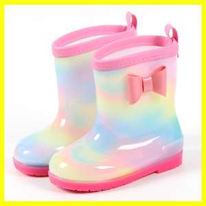 ★ New ★ Rain Boots Boots Boots Unicorn Color Rainbow 17 см.