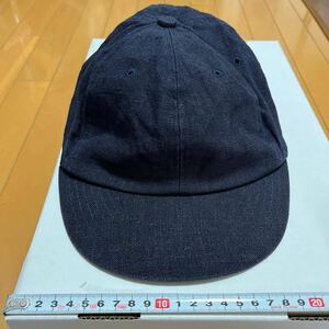 coeur linen ネイビーキャップ サイズmedium アンパイアキャップ 日本製 MODISTE co.,ltd