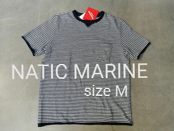 NATIC MARINE ナティックマリーン　半袖Ｔシャツ　メンズM ボーダー