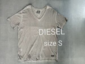 DIESEL　ディーゼル 半袖Tシャツ　メンズS　Vネック