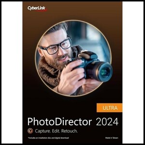 CyberLink PhotoDirector Ultra 2024v15.0 Windows 64bit 永久版ダウンロード日本語