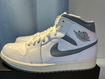 NIKE AIR JORDAN 1 MID grey 554724-135 26cm新品未使用_画像1