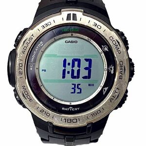 G8117[ Casio ]PRO TREK 3444 PRW-3100 Tough Solar * мужские наручные часы * работа товар 