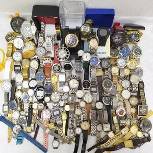 G8611[ часы Junk ]1 иен ~ много 100 позиций комплект Seiko / Citizen / Casio другой различный кварц самозаводящиеся часы механический завод 