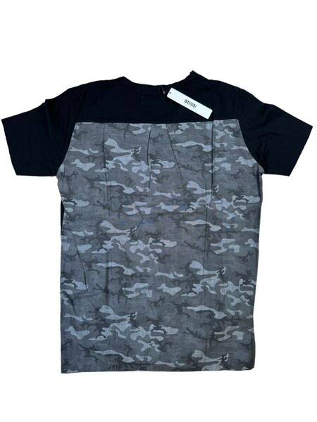 【新品タグ付】フィルコッド/felkod Back カモフラ柄TシャツCamouflage Short Sleeve[F19S140](ブラック/サイズM)