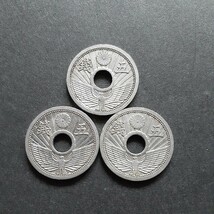 5銭ニッケル貨 全年号コンプリート 昭和8年から昭和12年 5枚まとめて_画像5