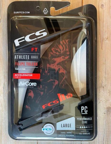 FCS2フィンFT PC+AirCore Lサイズ・トライフィンセット新品