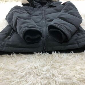 1円〜 カナダグース ダウン 68F8490 CANADA GOOSE ジャケット ブラック ファー付 M/M ジャスパー ロゴ 正規の画像5