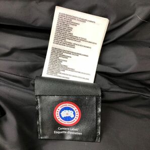 1円〜 カナダグース ダウン 68F8490 CANADA GOOSE ジャケット ブラック ファー付 M/M ジャスパー ロゴ 正規の画像8