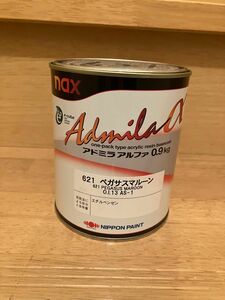 【未使用品】日本ペイント nax アドミラ 621 ペガサスマルーン 0.9L