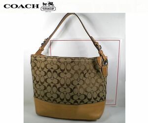 ★美品！★ＣＯＡＣＨ　コーチ★ＣＯＯＬでとっても素敵な シグネチャー ワンショルダーバッグ G053-2156■ＣＯＡＣＨチャームプレート付■