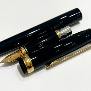 B775 新品 未使用 PLATINUM プラチナム 万年筆 ペン先K18 YG ブラック ゴールド 筆記用具 文房具 ビジネスの画像8