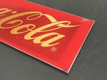 C26 プラ看板 「Coca-Cola コカコーラ 」 昭和レトロ 当時物 広告 プレート プラスチック_画像4