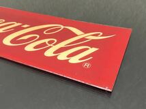 C26 プラ看板 「Coca-Cola コカコーラ 」 昭和レトロ 当時物 広告 プレート プラスチック_画像6