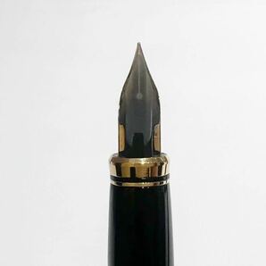 B775 新品 未使用 PLATINUM プラチナム 万年筆 ペン先K18 YG ブラック ゴールド 筆記用具 文房具 ビジネスの画像7