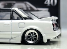 1/60　トヨタ　MR２改　インチアップ　ワタナベ　ホイール　アルミ製　深リム　街道レーサー　グラチャン　トミカプレミアム_画像1