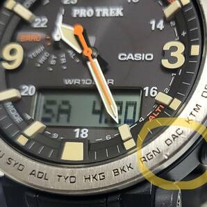 カシオ CASIO 腕時計 プロトレック PRO TREK PRG-600 ソーラー腕時計 中古 美品 完動品 メンズ 腕時計 の画像3