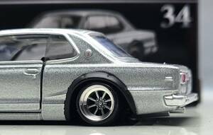 1/61　日産　スカイライン改　2000　GT-R　ハコスカ　ワタナベ　ホイール　アルミ製　深リム　街道レーサー グラチャン　トミカプレミアム