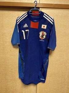 2010-11　長谷部誠　サッカー日本代表　限定品　完売品　ホーム　半袖　テックフィット　ユニフォーム　正規品　アディダス