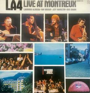 LA4 ライブ　LIVE AT MONTREUX LP ローリンド・アルメイダ　レイ・ブラウン　ジェフ・ハミルトン　バド・シャンク