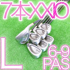 Zexio Ladies Gorges 7 Iron Set Mp300L XXIO L Flex 3 -го поколения Dunlop Women's Japan's Dunlop Iron &amp; Wedge Royal Road