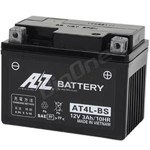 AZバッテリー 充電済 アドレスV50G レッツ4 パレット コレダ スクランブラー スポーツ 50 AT4L-BS 互換品 GT4L-BS FT4L-BS KT4L-BS YT4L-BS