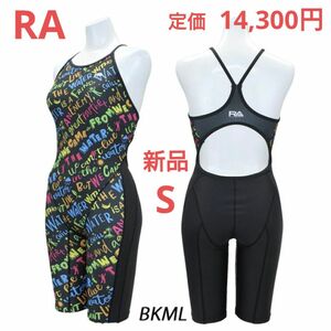 新品 RA 日本製 競泳水着 パッド付き レディース S 超撥水 高耐久 アルファベット