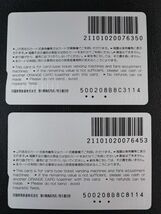 ※使用済み【懐かしの181系しおかぜ号・運転記念】オレンジカード・2枚_画像3