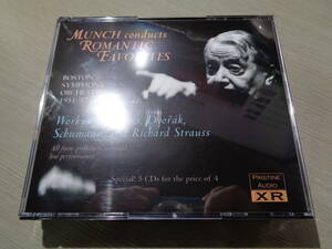 ミュンシュ,CHARLES MUNCH CONDUCTS ROMANTIC FAVORITES/PUBLIC PERFORMANCES WITH THE BOSTON SYMPHONY ORCHESTRA, 1951-57(WHRA-6017 5CD