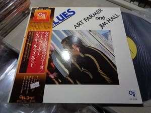 アート・ファーマー/ジム・ホール・クインテット,ART FARMER AND JIM HALL/BIG BLUES(JAPAN/CTI:GP-3158 NNM LP with Obi