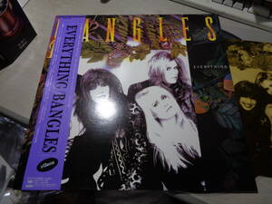 バングルス,BANGLES/EVERYTHING(1988 CBS/SONY:25AP 5298 NM LP with Obi/1A1,1A1 STAMPER