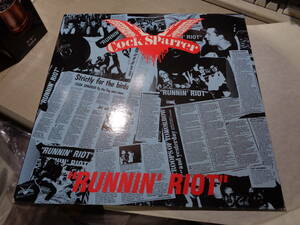 コック・スパラー,COCK SPARRER/RUNNIN RIOT(1988 UK/LINK RECORDS:LINK LP 032 UNPLAYED MINT LP