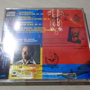 マゼール,LORIN MAAZEL,VIENNA PHILHARMONIC/TCHAIKOVSKY:1812 OVERTURE etc.(CBS/SONY:38DC 9 \3.800 NNM CD/1A1 STAMPERの画像3