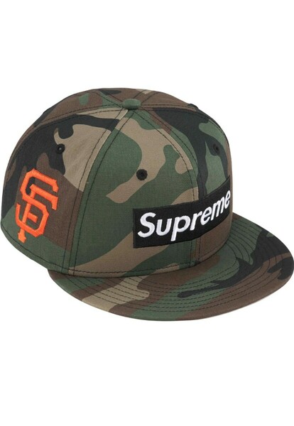 Supreme MLB Teams Box Logo New Era Woodland Camo シュプリーム MLB チームズ ボックス ロゴ ボックスロゴ ジャイアンツ 新庄剛志 青木