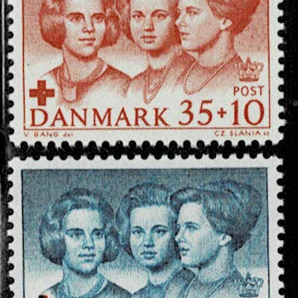 《デンマーク》1964年 赤十字 ２種の画像1