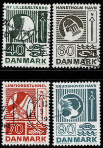 { Denmark }1972 year high speed road 4 kind 