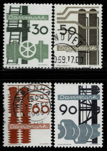 { Denmark }1968 year industry 4 kind 